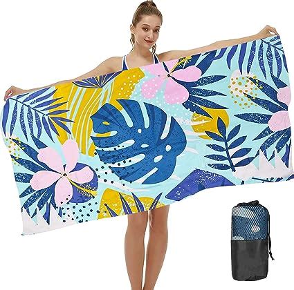 Microfibre Beach Towel Double Sided 80x160cm Microfibre Beach Towels