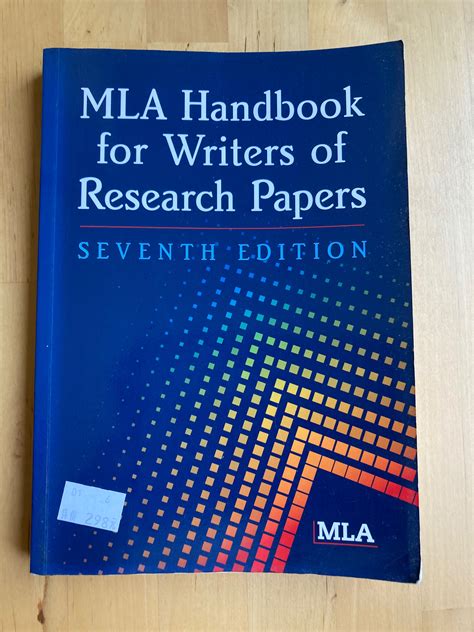 Mla Handbook For Writers Of Research Papers Mla