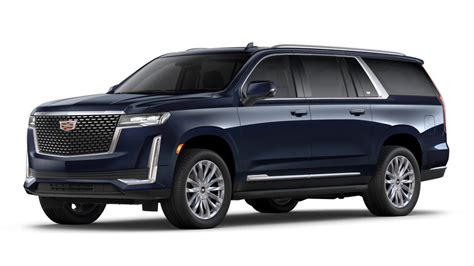 New Suv 2023 Blue Cadillac Escalade ESV 4WD Premium Luxury For Sale In