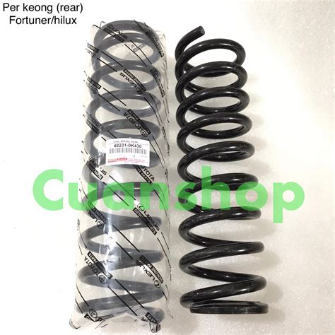 Jual Per Keong Coil Spring Belakang Toyota Fortuner Hilux Asli Shopee