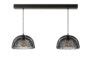 Mesh hanglamp 2xe27 zwart 184 Lucide Löwik Meubelen