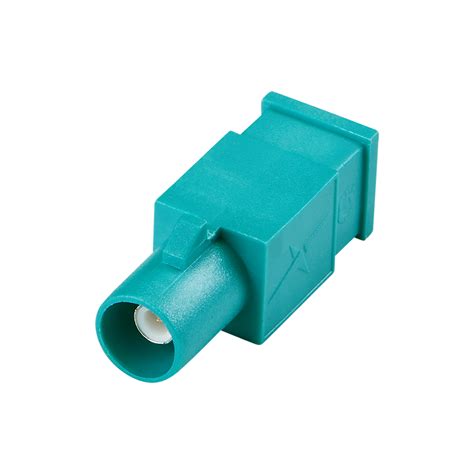 Fakra Gen Code Z Water Blue Male Plug For Advanced Rf Performance