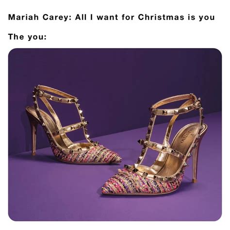 Mariah Carey: All I want for Christmas is you. The you: - Funny