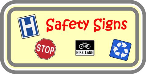 Safety Signs Free Download Printable - ClipArt Best