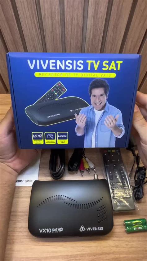 Receptor Digital Vx10 Tv Sat Hd Regional 5g Ku Vivensis