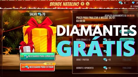 Diamantes Gr Tis No Brinde Natalino Free Fire Youtube