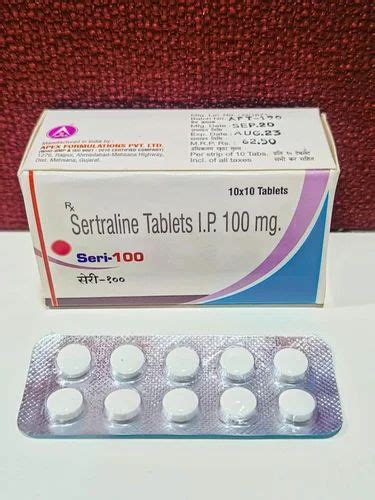 Sertraline Hcl Mg At Rs Box Sertraline Hydrochlorde Tablets In