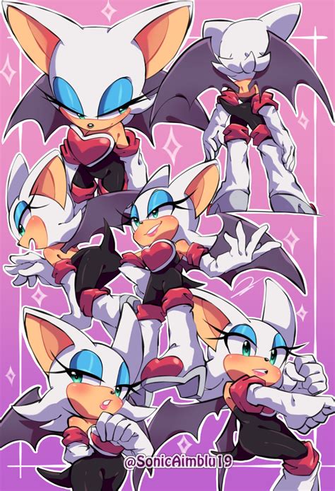 💜sonicaimblu19💜 On Rouge The Bat Sonic The Hedgehog Anthro Furry