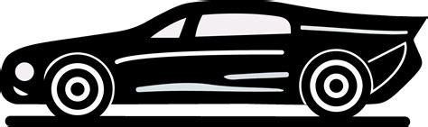 Modern Car Icon In Black And White Color. 25074731 Vector Art at Vecteezy