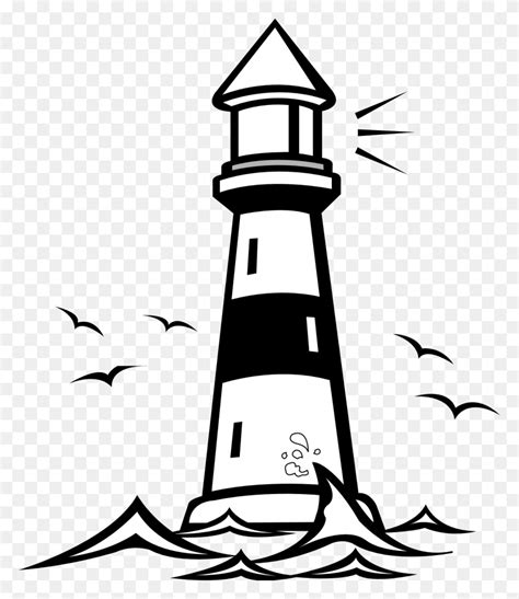 Lighthouse Clipart, Lighthouse Decor, Lighthouse Drawing, Lighthouse ...