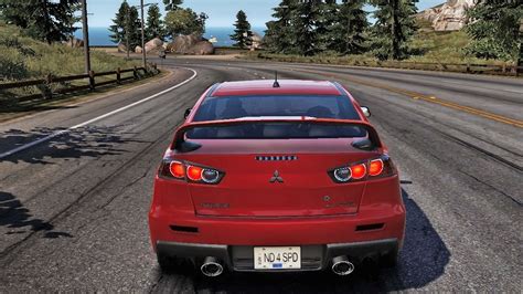 Need For Speed Hot Pursuit Mitsubishi Lancer Evolution X Test