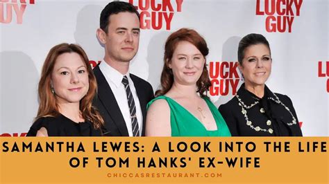 Samantha Lewes A Look Into The Life Of Tom Hanks Ex Wife Bravado