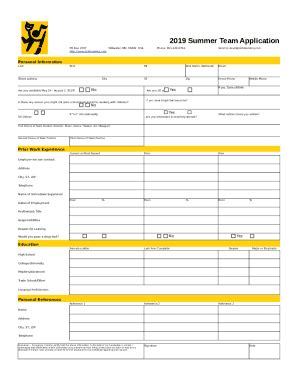 Fillable Online Job Application Form Fax Email Print - pdfFiller 