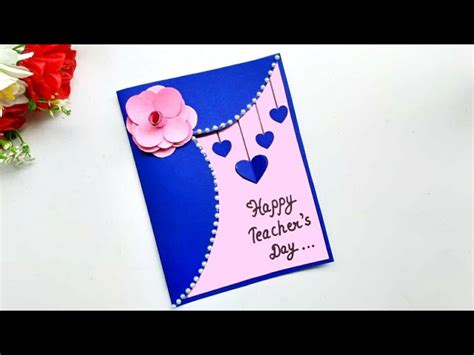 Diy Teachers Day Greeting Cardhandmade Teachers Day Card Making Ideas