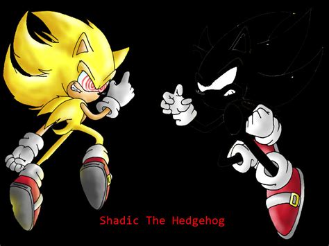 Dark Sonic Vs Fleetway Super Sonic By Shadic15675 On Deviantart