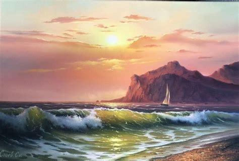 Ocean Painting Seascape Paintings Landscape Paintings Oil Painting