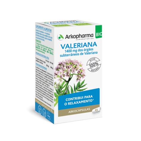 Arkocápsulas Valeriana Bio é um suplemento alimentar