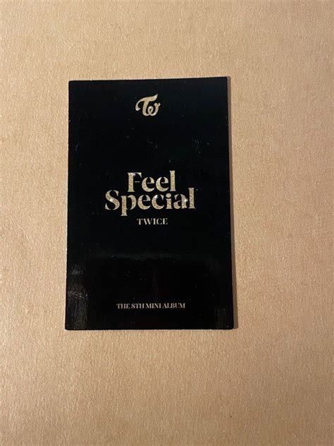 Twice Tzuyu Feel Special Official Photocard Hobbies Toys