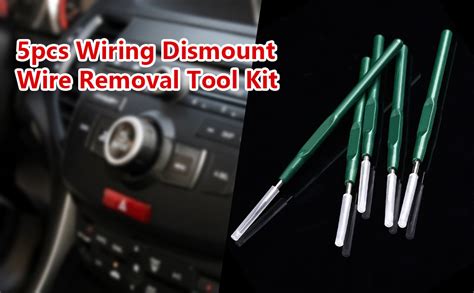 Keenso 5pcs Wiring Dismount Wire Removal Tool Kit Diy