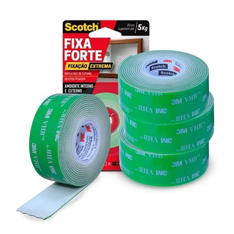 Fita Dupla Face Para Quadros - Kit 4 Fita Dupla Face Adesiva Quadros Multiuso Suporta 5Kg | Shopee Brasil