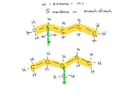 Draw Two Isomers With Carbon Atoms In The Main Chain Be Sure To