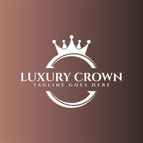 Premium Vector | Luxury crown logo design vector template