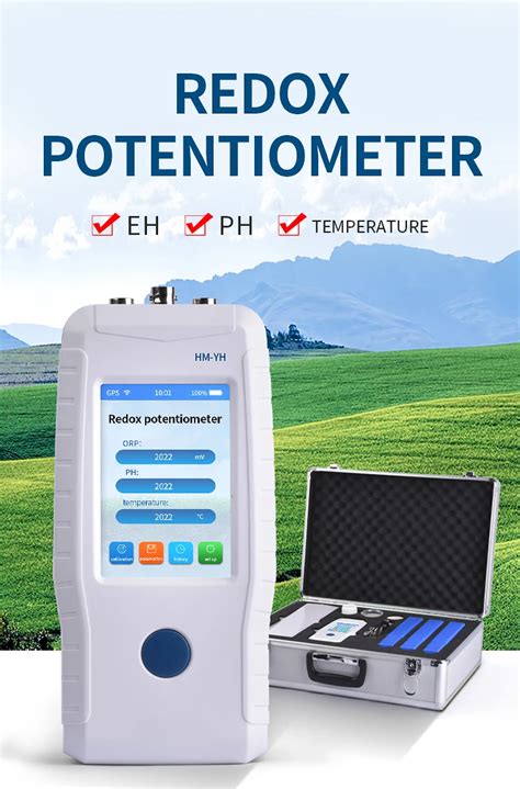 Orp Meter Of Soil Redox Potential Hand Held Intelligent Detection Ph