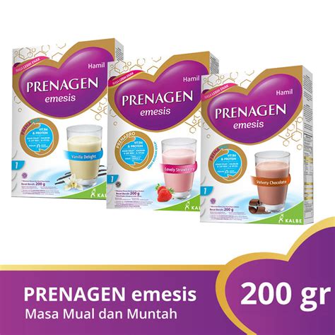 Jual PRENAGEN EMESIS 200gr Atau KEMASAN BARU 180gr COKLAT VANILA