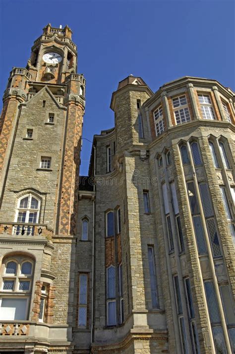 Le Touquet France April The Town Hall Editorial Stock Image