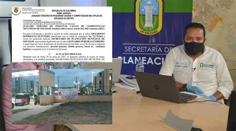 Leonardo Pereira Secretario De Planeación Incumple Orden Judicial Y