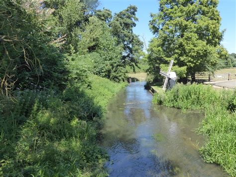 River Darent At Castle Lavender Farm Marathon Geograph Britain And