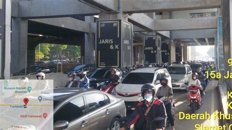 Macet Parah Di Jalan TB Simatupang Dishub DKI Akibat Bus Antarkota