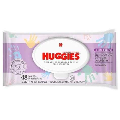 Lenço Umedecido Huggies Rosto E Corpo