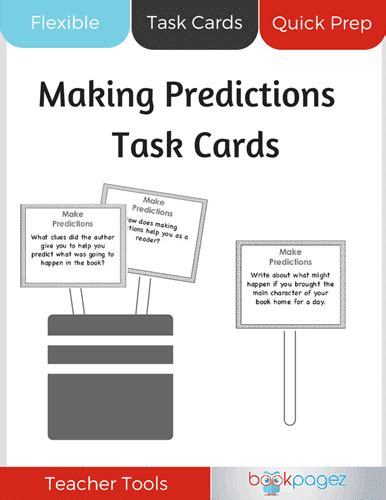 Making Predictions Task Cards – BookPagez