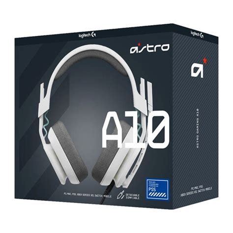 Audífonos Tipo Headset Logitech Astro Gaming A10 Gen 2 3 5mm Con Micrófono Blanco Netcom