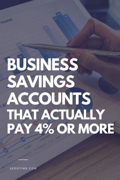 High interest business savings accounts (that actually pay 4% or more)