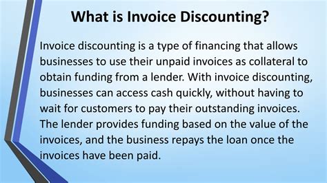 Ppt Understanding Invoice Discounting A Complete Guide For