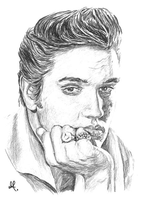 elvis presley drawing 7