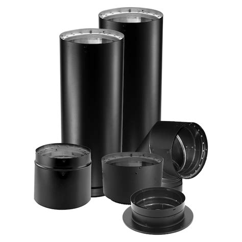 Duravent DVL 6 In Double Wall Stovepipe Installation Kit Stainless