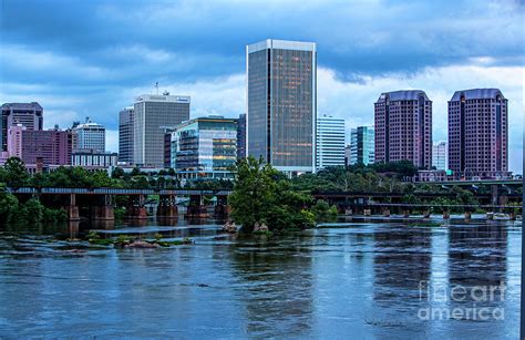 Richmond Skyline in Early Night 11888 Photograph by Doug Berry - Pixels