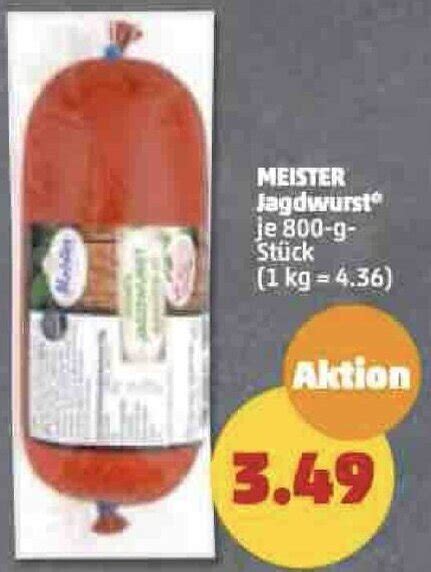 Meister Jagdwurst G St Ck Angebot Bei Penny