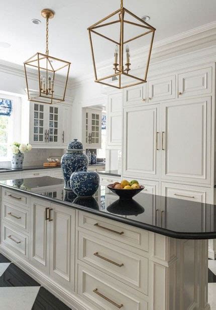 12 White Kitchen Cabinets With Black Countertops Designs