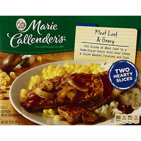 Marie Callender S Meat Loaf And Gravy 14 Oz Meals And Entrees Priceless Foods