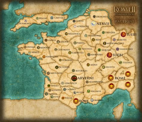 Rome Total War 2 Map - Maping Resources