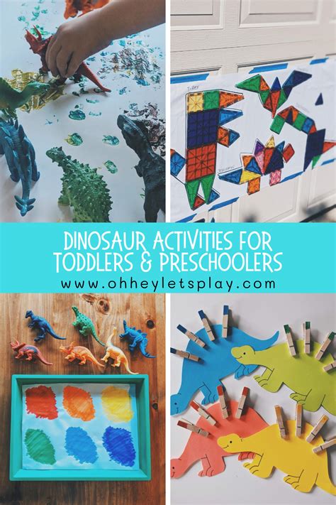 Dinosaur Activities For Toddlers And Preschoolers — Oh Hey Lets Play