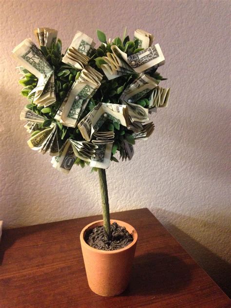 Money Tree Just Put A Ribbon Or Some Special Touch To The Base Of The