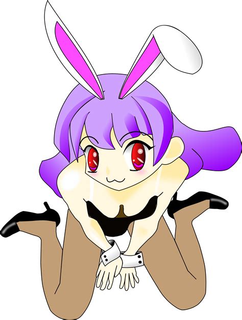 Download Girl With Purple Hair Big Image Png Anime Girls Bunny Ears Purple Hair Clipart