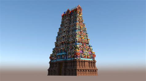 Hindu Temple 3d Model Turbosquid 1757356