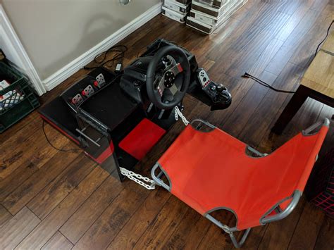 My Old Foldable And Closet Storable Sim Rig For My G27 Rsimracing