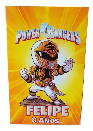 Souvenir Power Ranger Anotadores Gomas Lapiz Negro Mercadolibre